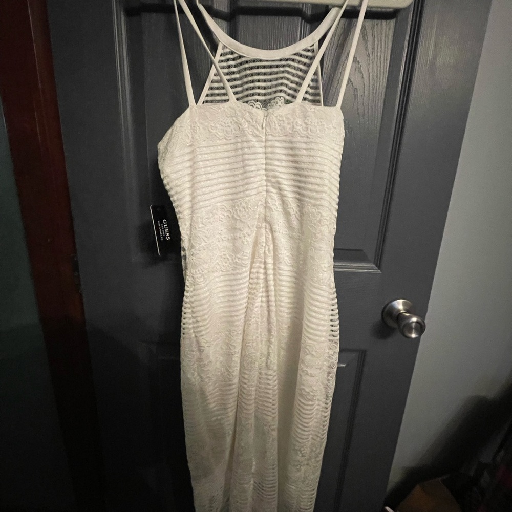 guess white dress size 12